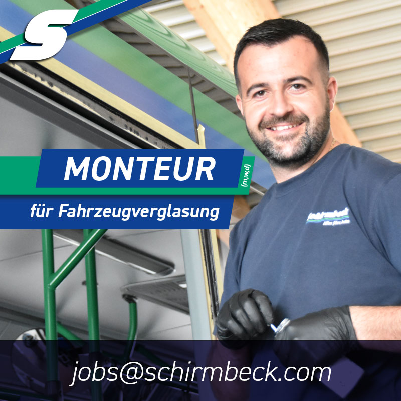 Monteur für Fahrzeugverglasung (m,w,d)