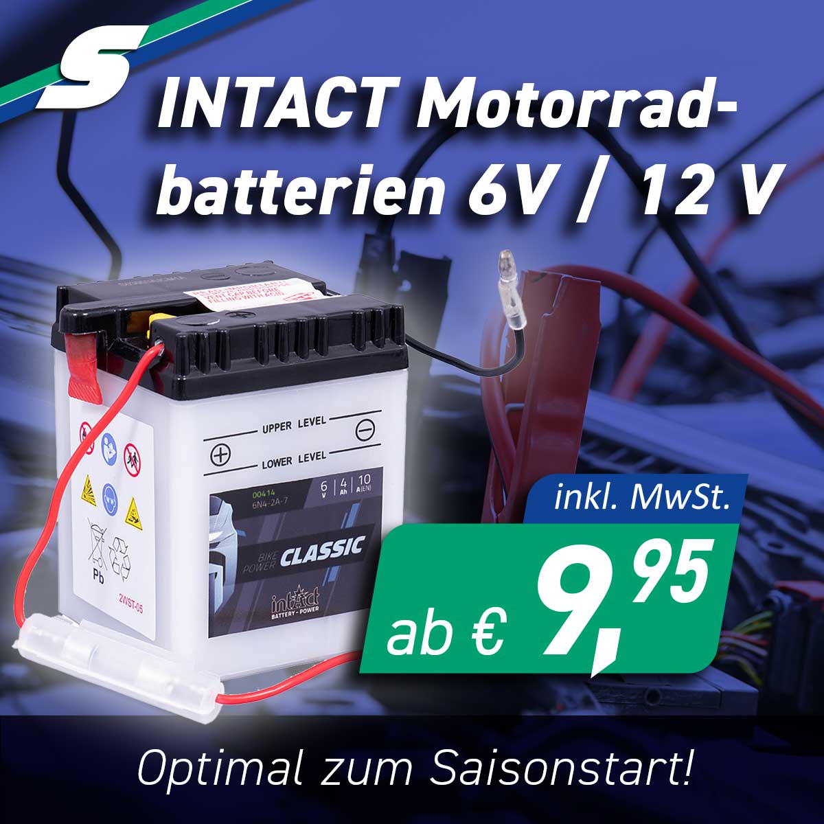 Schirmbeck Motorradbatterien Saisonstart