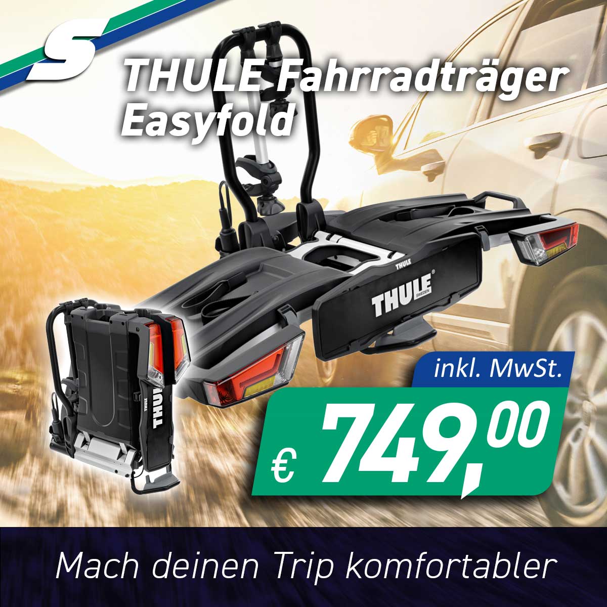 Schirmbeck Thule Easyfold Fahrradträger