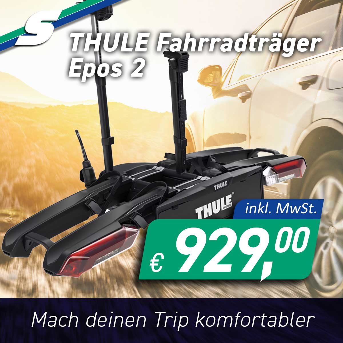 Schirmbeck Thule Epos 2 Fahrradträger