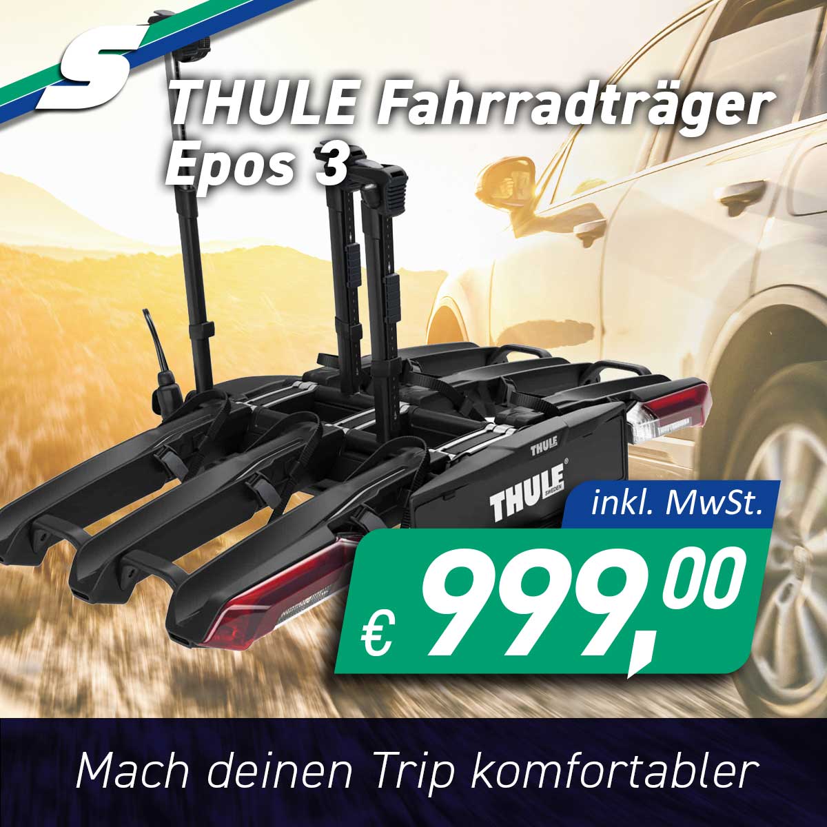 Schirmbeck Thule Epos 3 Fahrradträger
