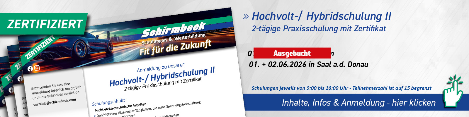 Schirmbeck Schulung Hochvolt II