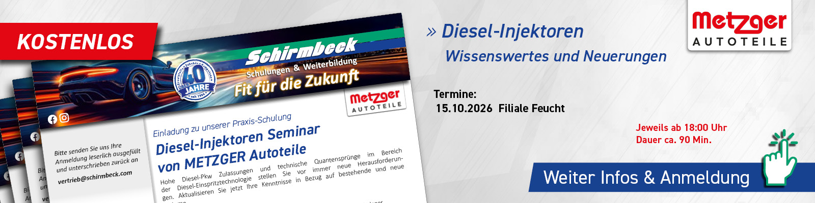 Schirmbeck - METZGER - Diesel-Injektoren Seminar