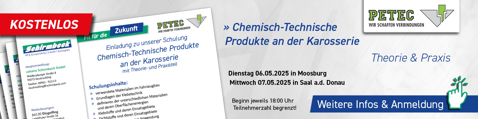 Schirmbeck PETEC Chemisch Schulung 2025