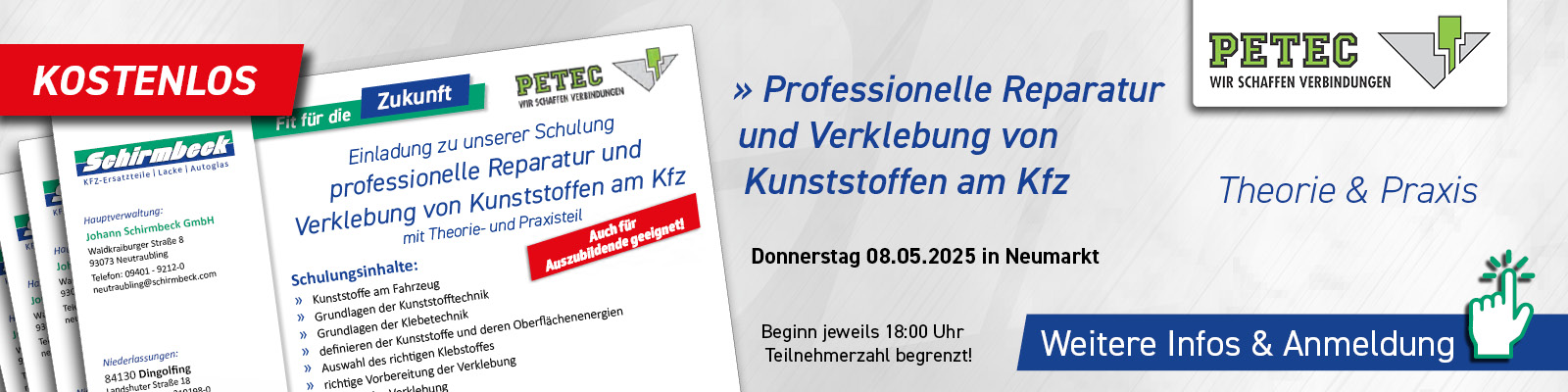 Schirmbeck Schulung Petec 2025