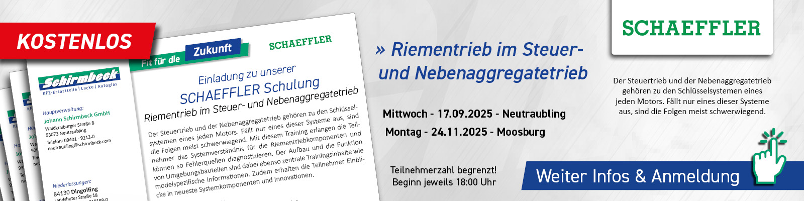 Schirmbeck Schaeffler Schulung Riementrieb