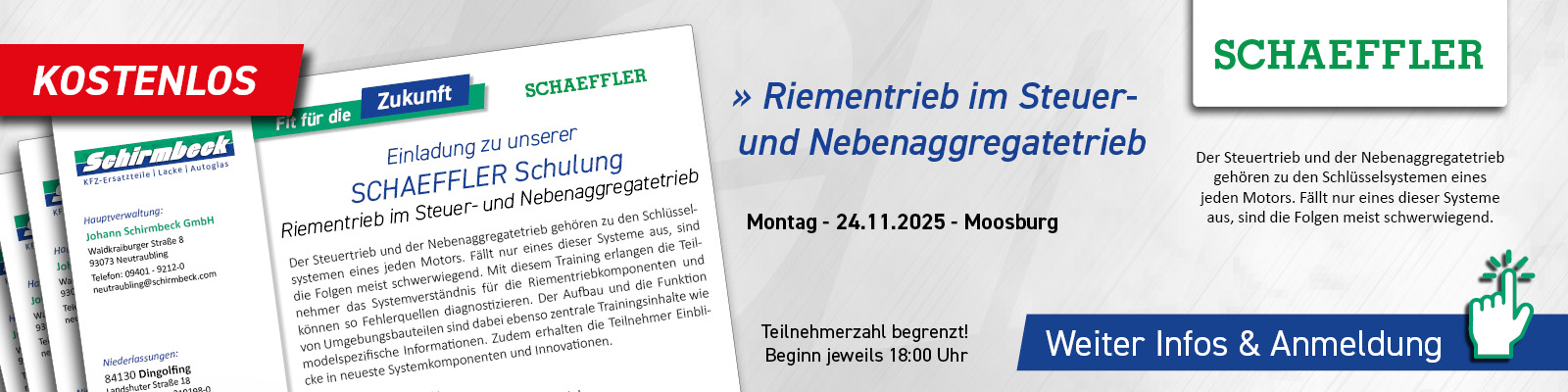 Schirmbeck Schaeffler Schulung Riementrieb