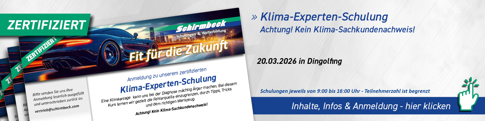 Schirmbeck Schulung Klima-Experte