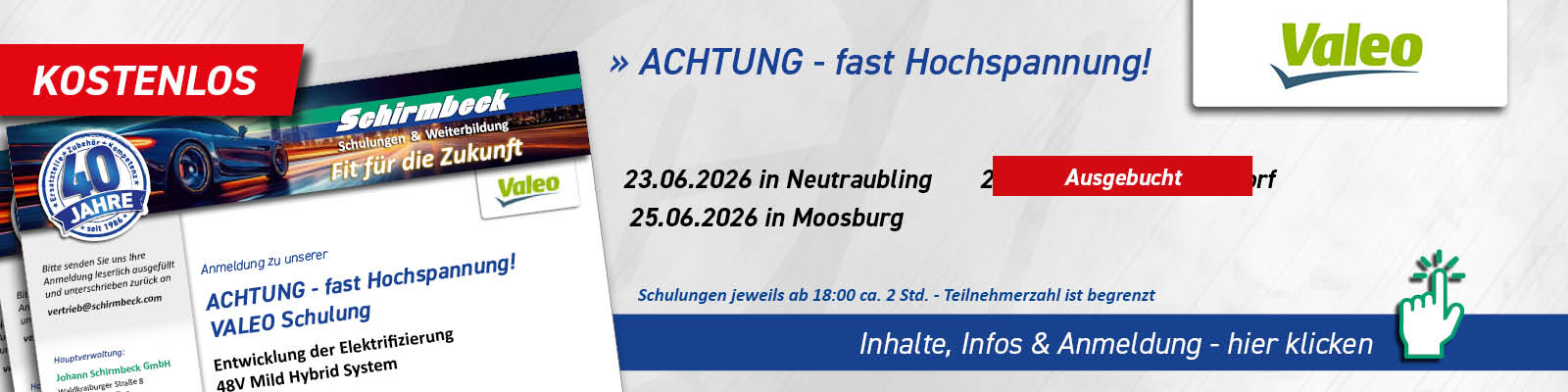 Schirmbeck Mild-Hybrid Valeo Schulung